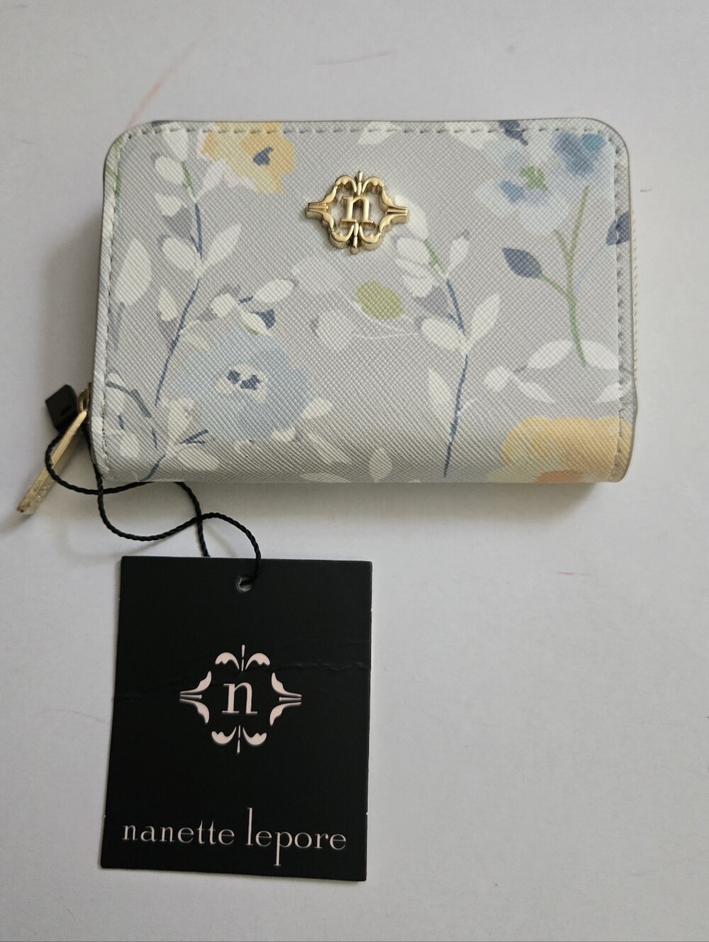 Nanette Lepore Kerri Botanical Print Zip Wallet